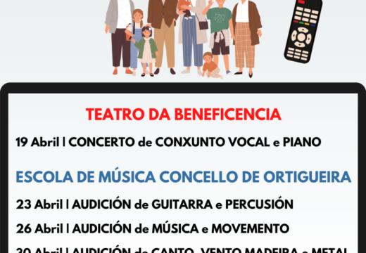 O ciclo ‘Música en familia’ busca reunir este abril a veciños e amigos ao redor de catro actuacións de intérpretes locais